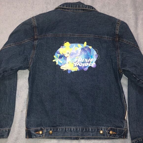 Disney Tinkerbell Youth Denim Jacket - Picture 1 of 7